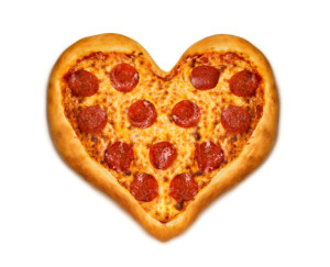 pizza srdce